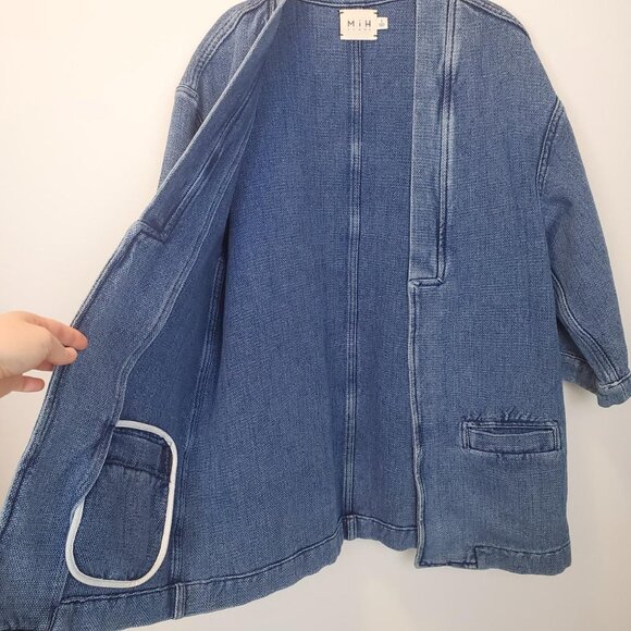 M.I.H. Jeans Denim Kimono Jacket S - Picture 4 of 7